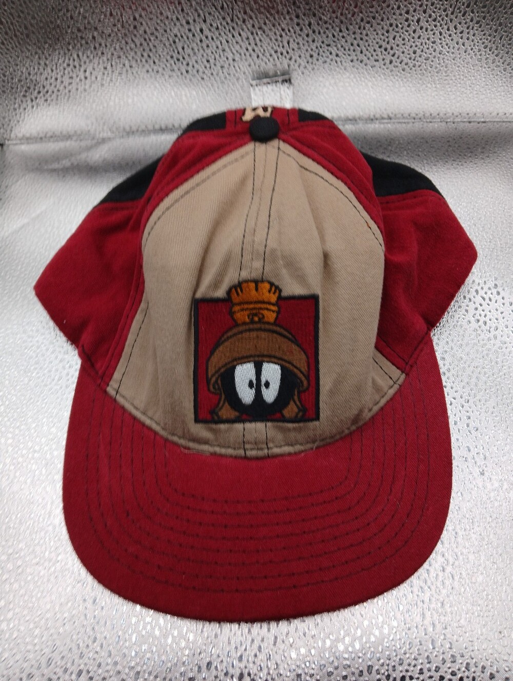 Vintage Marvin The Martian 1991 Snapback Hat Cap Warner Bros